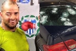 Άνω Λιόσια: Βίντεο ντοκουμέντο από την ενέδρα - Η στιγμή που γαζώνουν τη θωρακισμένη Mercedes του "Μπόντι Μπίλντερ"