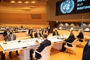 Πενταμερής για το Κυπριακό: Συνεχίζεται η κρίσιμη διάσκεψη - Αδιάλλακτοι οι Τουρκοκύπριοι