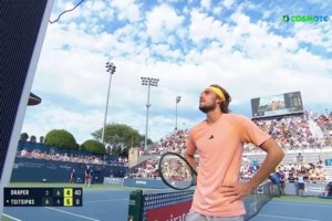 US Open: Ο Κοκκινάκης υπέταξε τον Τσιτσιπά και τον απέκλεισε από τον πρώτο γύρο - εικόνα 2