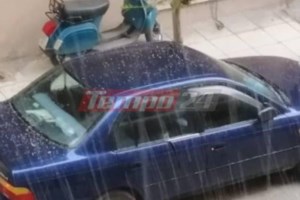 Χειμωνιάτικο σκηνικό: Κούλουμα με χιόνια στο Νυμφαίο [βίντεο] - εικόνα 2