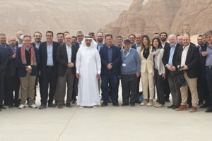 Ο Σαουδάραβας υπουργός Επενδύσεων υποδέχτηκε με μια ελληνική "καλημέρα" τον Άδωνι Γεωργιάδη