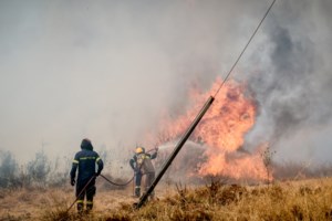 Πυρκαγιά στην Τανάγρα Βοιωτίας: Σε δύσβατο σημείο στη θέση Μαζαραίικα