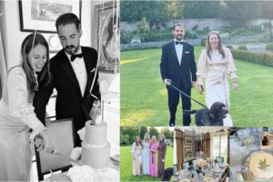 Nίνα Φλορ: Η οσκαρική εμφάνιση με τιάρα στο πάρτι της βρετανικής αριστοκρατίας - εικόνα 3