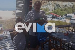 Ξανά για διακοπές στην Εύβοια ο Μπόρις Τζόνσον - "Ερωτευμένος" με την Ελλάδα [εικόνες] - εικόνα 2