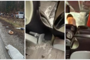 Τροχαίο με λεωφορείο στη Βουλγαρία: Είμαστε χτυπημένοι, εγώ πήδηξα από το παράθυρο- Το έριξε δεξιά να μην έχουμε μετωπική