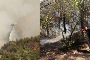 Φωτιά στο Κερατσίνι: Καίγεται χαμηλή βλάστη στη Γρηγορίου Λαμπράκη - Σηκώθηκαν δύο ελικόπτερα [βίντεο]