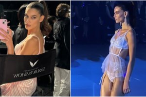 Υπέρλαμπρη στη Νέα Υόρκη η Ανθή Φακιδάρη: Με μικροσκοπικό διάφανο φόρεμα στο after party της Victoria’s Secret - εικόνα 8