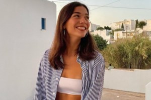 "Φέτες" η Μελίνα Νικολαΐδη: Γυμνάζεται και ο Αλέξανδρος Πολυχρονιάδης την καμαρώνει [Βίντεο]