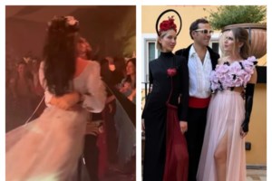 Παναγιώτης Τριβυζάς- Ιωάννα Καραΐσκου: Γάμος και βάφτιση μαζί για το ζευγάρι - H δεξίωση σε κτήμα στα Σπάτα - εικόνα 4