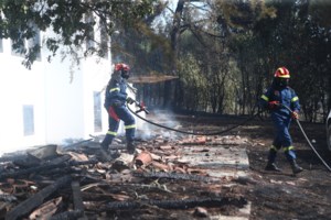 Πυρκαγιά στην Κοζάνη: Καίει δάσος στο Φλάμπουρο