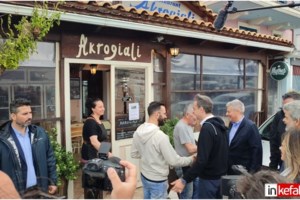 Μητσοτάκης στο Αργοστόλι: Πρέπει οι μισθοί να αυξηθούν -Ο μέσος μισθός να πάει στα 1.500 ευρώ και ο κατώτατος στα 950