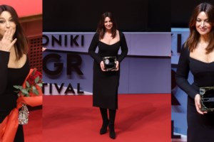 Ο Τζιτζικώστας καλωσόρισε την Μπελούτσι στα... ιταλικά - Η απάντηση της ηθοποιού στα ελληνικά [βίντεο]