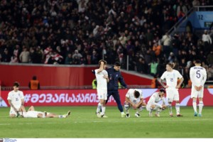 Γεωργιανός οπαδός ξεγέλασε τα μέτρα ασφαλείας στον "τελικό" με την Ελλάδα - Ντύθηκε εργάτης, κουβάλησε μέχρι και σκάλα