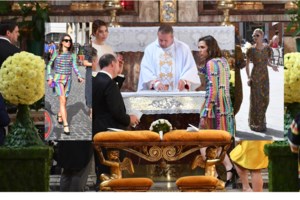 Chanel chic: Η Σαρλότ Κασιράγκι με μεταξωτό ζακάρ φόρεμα με βολάν και 70's πεδιλα - εικόνα 15