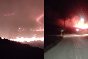 Υπό μερικό έλεγχο η φωτιά στη Λήμνο - Καταλυτική η βροχή για την κατάσβεση [βίντεο]