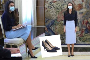 Βασίλισσα Λετίσια: H άψογη εμφάνιση με pied de coq που "έκλεψε" από τη Νταϊάνα - εικόνα 3