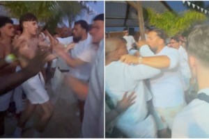 Ζάκυνθος: Παραλίγο τραγωδία σε πανηγύρι -  Αυτοκίνητο έπεσε σε πλήθος πιστών και κατέληξε σε κατάστημα [βίντεο]