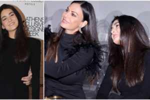 Εύη Βατίδου: Η εμφάνιση στη Γλυφάδα με ολόσωμο δερμάτινο σορτς και over the knee μπότες - εικόνα 9