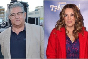 Δημήτρης Κουτσούμπας: Σπάνια βραδινή έξοδος με τη σύζυγό του - Πήγαν στο Vox για τη Νατάσσα Μποφίλιου - εικόνα 5