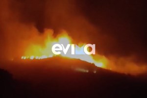 Φωτιά σε δύσβατη περιοχή στα Καλάβρυτα - Στην επιχείρηση συμμετέχει  ελικόπτερο