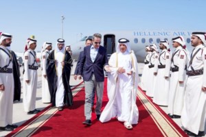 Στο Κατάρ ο Κυριάκος Μητσοτάκης -Θα έχει συνάντηση με τον Σεΐχη Αλ Θάνι