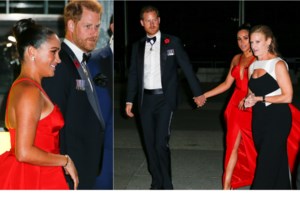 Μέγκαν Μαρκλ: Η στιλάτη εμφάνιση με ασπρόμαυρο glam look και η αποκάλυψη για την Λίλιμπετ Νταϊάνα - εικόνα 4