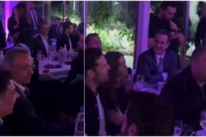 Συγκινημένος ο Τζορτζ Τσούνης πριν την αποχώρησή του: Σιγοτραγούδησε το "Η καρδιά με πηγαίνει εμένα" [βίντεο]