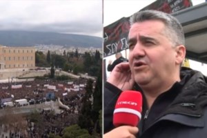 Συγκλονιστική ομιλία Καρυστιανού στο Σύνταγμα: Μάρθη, μαζευτήκαμε εδώ για σένα και γι’ όσους δεν φτάσατε ποτέ [βίντεο]