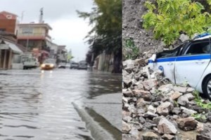 Κακοκαιρία - Συγκλονιστικό βίντεο: Oρμητικός χείμαρρος κόβει στα δυο δρόμο στον Σχίνο Λουτρακίου