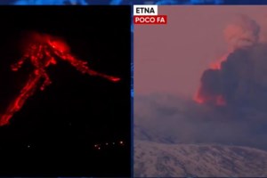 Η τέφρα από το ηφαίστειο της Αίτνας ταξιδεύει στη Μεσόγειο  [Βίντεο]