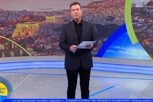 Η Καραβάτου έκανε πρεμιέρα συγκινημένη στον ΑΝΤ1 - Φερεντίνος και Κορδώνης έκαναν "ντου" στο πλατό [βίντεο]