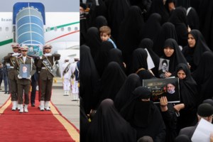 Δεκάδες χιλιάδες άνθρωποι πενθούν τον Ραΐσι στην Τεχεράνη: Στο Ιράν για την κηδεία ο Χακάν Φιντάν και ο Χανίγια της Χαμάς - εικόνα 6