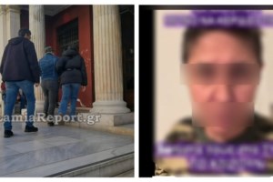 Διαμαρτυρία αγροτών έξω από γραφεία βουλευτών της ΝΔ στη Λάρισα - Έριξαν σανό στην είσοδο