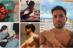 Χρήστος Μάστορας: Πετάει (ξανά) το μπλουζάκι του και παίζει στην κιθάρα ένα ερωτικό μπλουζ [Βίντεο] - εικόνα 2