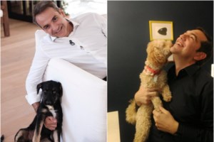 Ο Σάκης Ρουβάς παίζει με τα νεογέννητα γατάκια του και το ίντερνετ "λιώνει"