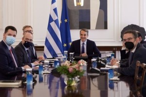 Στο εργοστάσιο της εταιρείας Boehringer Ingelheim ο Κυριάκος Μητσοτάκης: "Η διαδικασία του brain drain έχει αντιστραφεί" - εικόνα 3