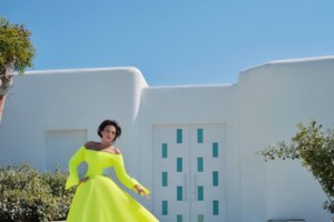 Σίλια Κριθαριώτη: Με απίθανο φόρεμα με λευκούς γιακάδες και χωρίς ίχνος μακιγιάζ στο Ηρώδειο - εικόνα 6