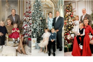 Μαρί Σαντάλ: Mε αέρινο φόρεμα Dolce & Gabbana στη χριστουγεννιάτικη κάρτα της οικογένειας