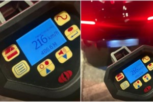 Η στιγμή που γνωστός επιχειρηματίας έκανε πίστα τη Βουλιαγμένης αγγίζοντας τα 216 χλμ. με τη Lamborghini του - εικόνα 3