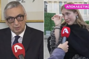 Δημήτρης Σούρας: Συγκίνηση στο εξάμηνο μνημόσυνο - Αγκαλιασμένες έκλαιγαν η σύζυγος και η κόρη του [βίντεο]