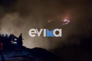 Σέρρες: Σε εξέλιξη φωτιά στο Παγγαίο Όρος - Σηκώθηκε και ελικόπτερο