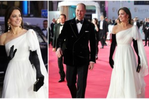 Έσπασε τη μονοτονία η Κέιτ Μίντλετον: Το κλασάτο κόκκινο παλτό και τα δερμάτινα γάντια με το κοφτό κέντημα που ξεχώρισαν - εικόνα 8