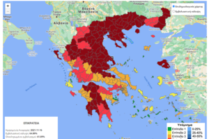 Κορονοϊός: Ανέβηκαν στους 612 οι διασωληνωμένοι - 93 θάνατοι και 7.108 νέα κρούσματα