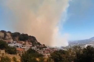 Χανιά: Πυρκαγιά στον δήμο Κισσάμου
