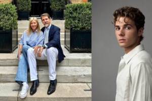 Η Μαρί Σαντάλ απολαμβάνει το ηλιοβασίλεμα στα ελληνικά νησιά μαζί με τον γιο της Αριστείδη - εικόνα 3