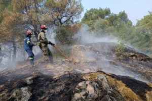 Κρήτη: Υπό έλεγχο η φωτιά στο Επανωχώρι - Συνελήφθη ένα άτομο που ομολόγησε εμπρησμό από αμέλεια
