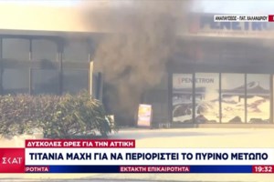 Φωτιά στην Αττική: Έφτασαν στη λίμνη του Μαραθώνα οι φλόγες - εικόνα 4