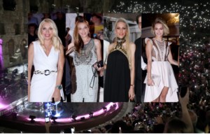 Σία Κοσιώνη: Η βραδινή εμφάνιση σε τόνους του μπεζ - Το απίθανο πλεκτό σύνολο με το halterneck τοπ