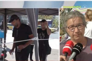 Ο Πάνος Ρούτσι στάθηκε όρθιος μπροστά στους εύζωνες στην 21η ημέρα απεργίας πείνας
