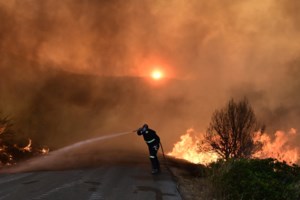 Μεγάλη φωτιά στη Μεταξάδα Μεσσηνίας: Τρία αεροσκάφη και ένα ελικόπτερο στη μάχη